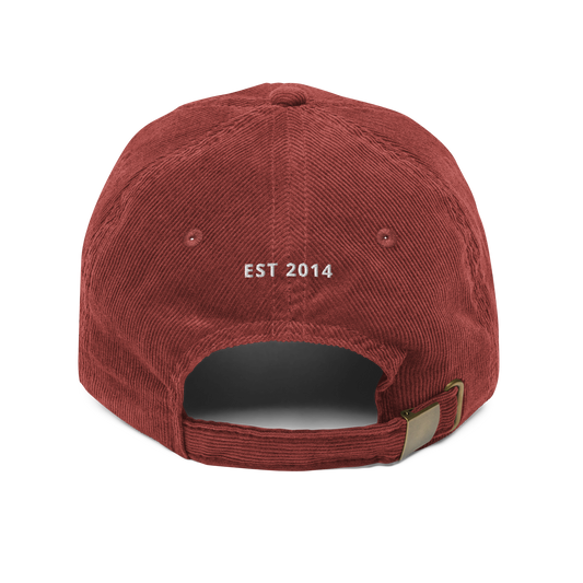 OUTTATUNE® BURGUNDY CORDUROY HAT
